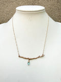 Apatite Aspen Twig Necklace