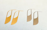 Peapod Earrings (metal options)