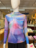 All Around Artsy LS Mesh Top #14
