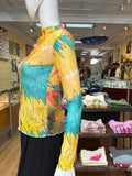 All Around Artsy LS Mesh Top #19