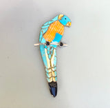 Vintage Parrot Brooches (multiple options) Rare
