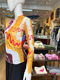 All Around Artsy LS Mesh Top #11