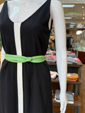 Neon Green Skinny Width Wrap Belt