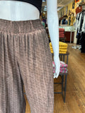 Ice Dye Palazzo Pant, Brown