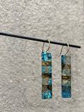 OOAK Patina Bar Earrings (multiple options)