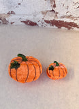 Pumpkin Hair Claw (size options )