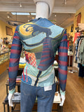 All Around Artsy LS Mesh Top #1
