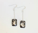 Swarovski Silver Night Crystal Drops