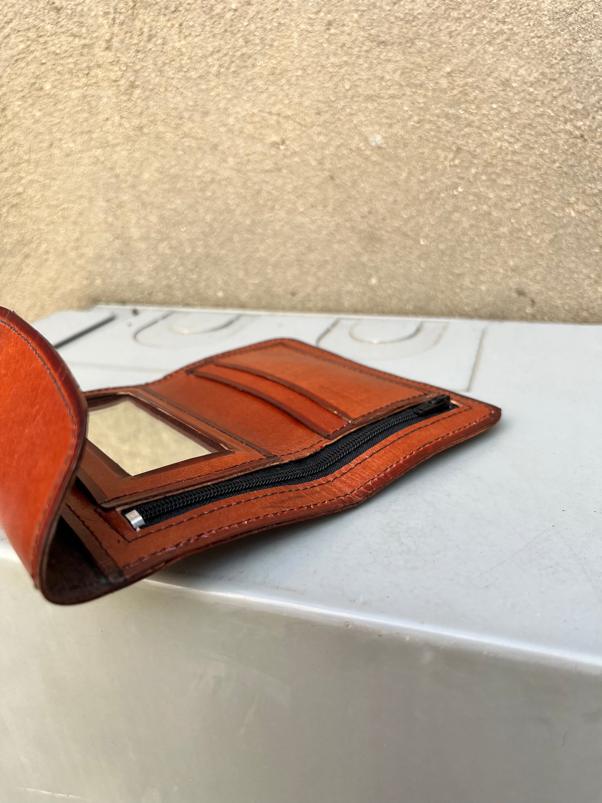 Leatherology Trifold with Card Wallet