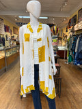 Yellow + White Solah Dress