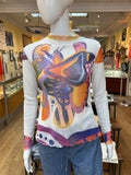 All Around Artsy LS Mesh Top #3