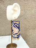 Swan Fringe Earrings