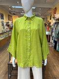 Linen Oversized Button Down Top (color options)