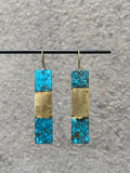 OOAK Patina Bar Earrings (multiple options)