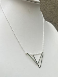 Acute Triangle Necklace