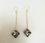 Swarovski Princess Night Crystal Earrings