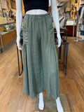 Linen Front Pocket Shirred Pants (color options)