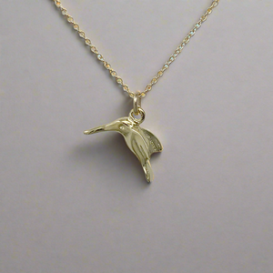 Gold Hummingbird Necklace