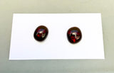 Line + Points Glass Stud Earrings (multiple options)