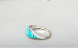 Ribbed Turquoise Ring