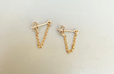 Rolo Chain Hoop Earrings
