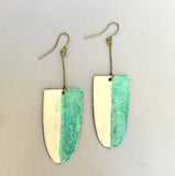 Cream + Patina Dangle Earrings