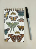 Butterfly + Moth Coil Mini Notepad