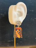 Iridescent Acrylic Ghost Earrings (style options)