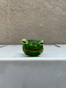 Mini Green Frog Hair Claw