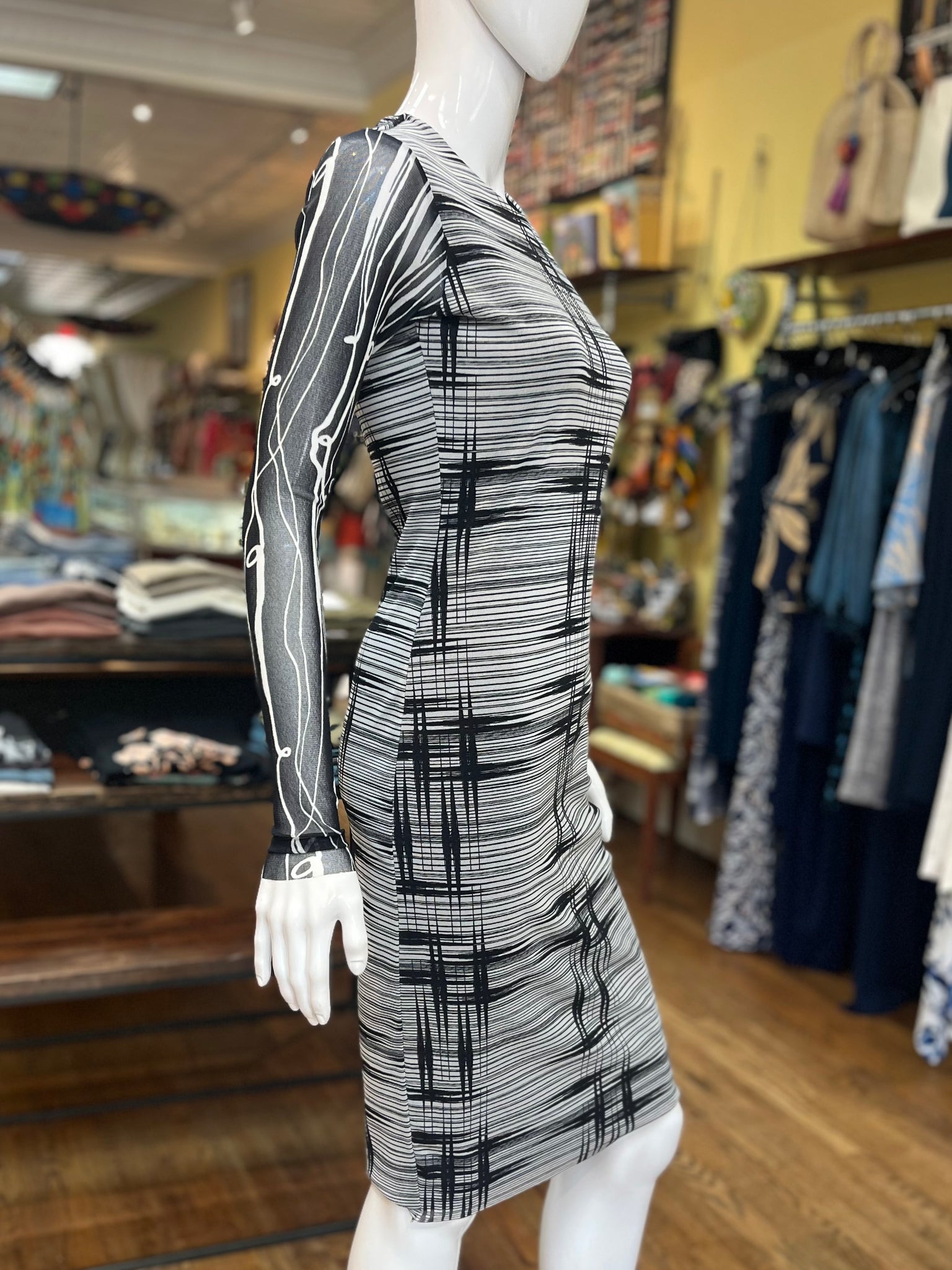 TV Static Dress Custard Boutique TV Static Dress Custard Boutique