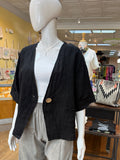 Linen One Button Blazer (color options)