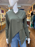 Mandarin Asymmetrical Top (color options)