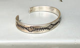 Vintage Nora Tahe Etched Cuff