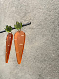 Carrot Dangle Earrings (color options)