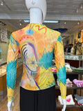 All Around Artsy LS Mesh Top #19