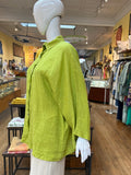 Linen Oversized Button Down Top (color options)