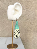 B + W Patina Teardrop Earrings