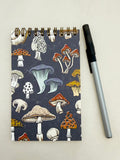 Mushroom + Fungi Coil Mini Notepad