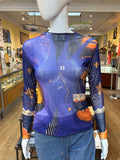 All Around Artsy LS Mesh Top #2