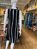 Black + White Shift Dress
