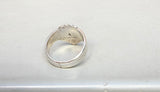 Triangle Point Stone Inlay Ring