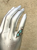 Turquoise Petal Ring