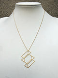 Three Planes Necklace (metal options)