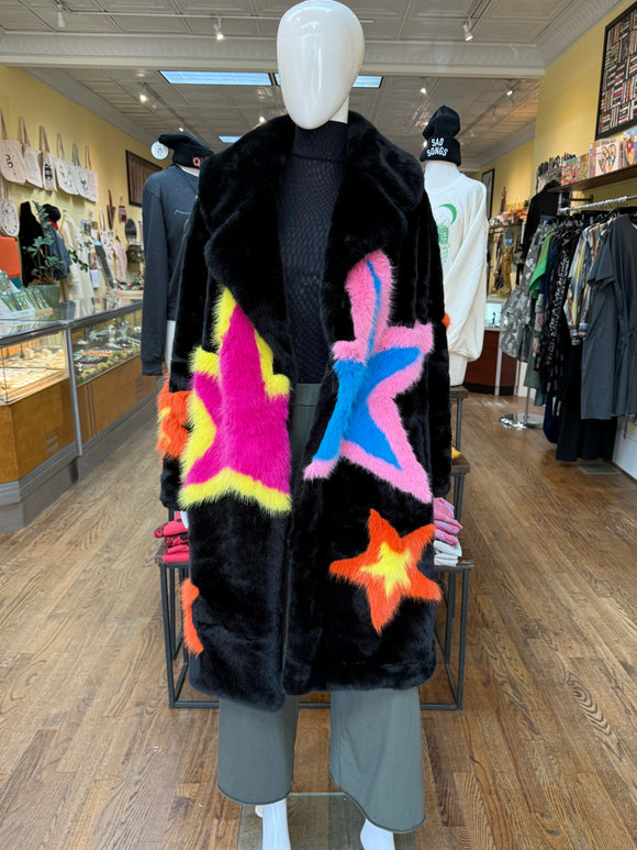 Rainbow Star Maxi Coat