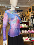 All Around Artsy LS Mesh Top #14