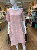 Linen Side Striped Dress (color options)