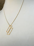 Two Planes Necklace (metal options)