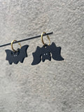 Bat Hoop Earrings