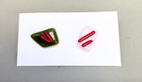 Mismatched Glass Stud Earrings (multiple options)