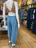 Linen Diagonal Tape Accent Pants (color options)